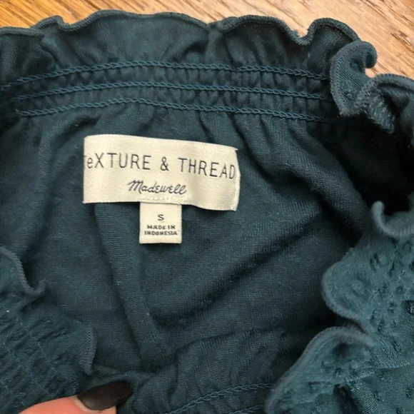 Madewell Texture & Thread Clip Dot Ruffle
Top - Picture 5 of 7